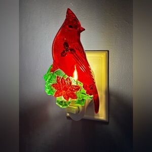 Red Cardinal Night Light
